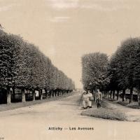 Attichy oise cpa avenues