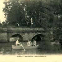 Attichy oise cpa chateau pont 1910