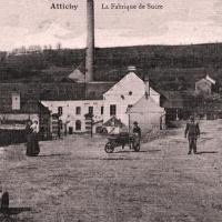 Attichy oise cpa fabrique de sucre