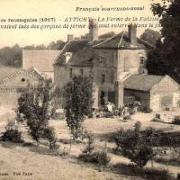 Attichy oise cpa ferme de la falaise