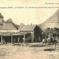 Attichy oise cpa ferme des navets