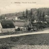 Attichy oise cpa hameau de la treille 1908