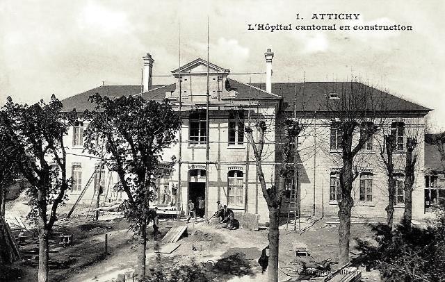 Attichy oise cpa hopital en construction