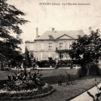 Attichy oise cpa maison des avenues