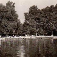 Attichy oise cpa piscine 1954