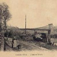 Attichy oise cpa pont 1905