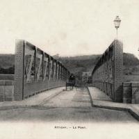 Attichy oise cpa pont