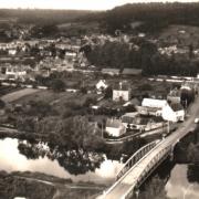 Attichy oise cpa vue panoramique aerienne