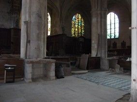 Attichy oise eglise saint medard interieur