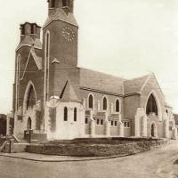 Audun-le-Tiche (Moselle) L'église Saint-François d'Assise CPA