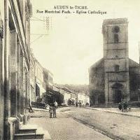 Audun-le-Tiche (Moselle) L'église Saint-François d'Assise CPA