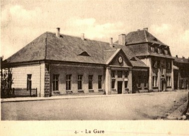 Audun-le-Tiche (Moselle) La gare CPA