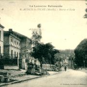 Audun-le-Tiche (Moselle) La mairie et les écoles CPA