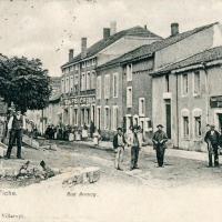 Audun-le-Tiche (Moselle) La rue Arency CPA
