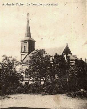 Audun-le-Tiche (Moselle) Le Temple CPA