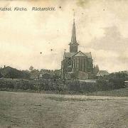 Aumetz (Moselle) L'ancienne église CPA