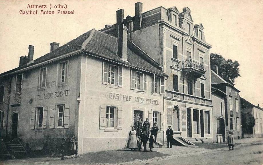 Aumetz (Moselle) L'hôtel Anton Prassel CPA