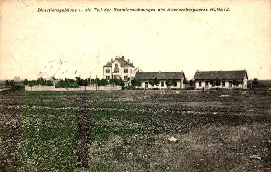 Aumetz (Moselle) L'usine, la cité CPA