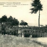 Aumetz (Moselle) La frontière CPA