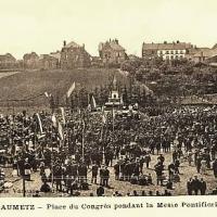 Aumetz (Moselle) La place du Congrès CPA