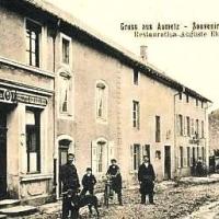Aumetz (Moselle) Un restaurant CPA