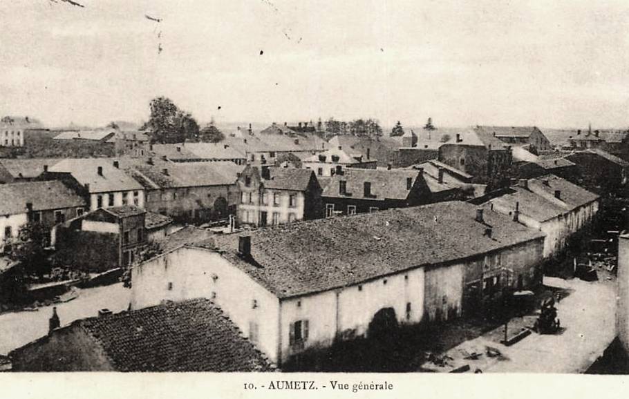 Aumetz (Moselle) Vue générale CPA