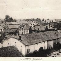 Aumetz (Moselle) Vue générale CPA