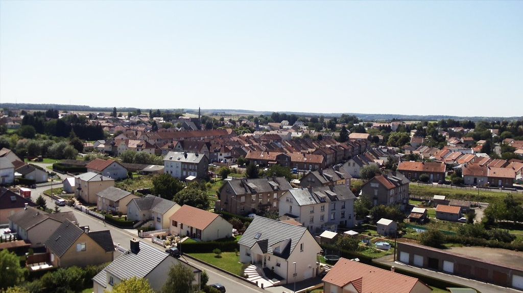 Aumetz (Moselle) Vue générale depuis la mine