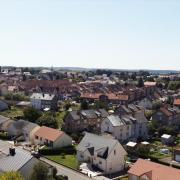 Aumetz (Moselle) Vue générale depuis la mine