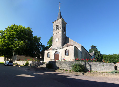 Aunay-en-Bazois (Nièvre) L'église