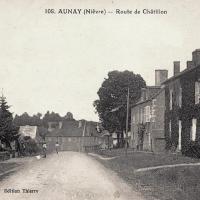 La route de Châtillon CPA
