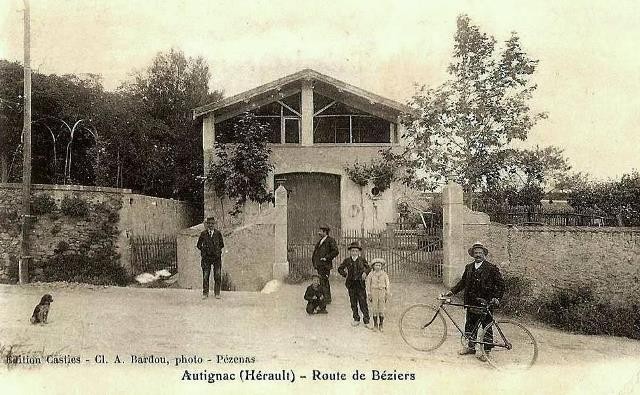 L' avenue de Béziers, cpa 