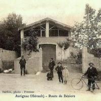 L' avenue de Béziers, cpa 