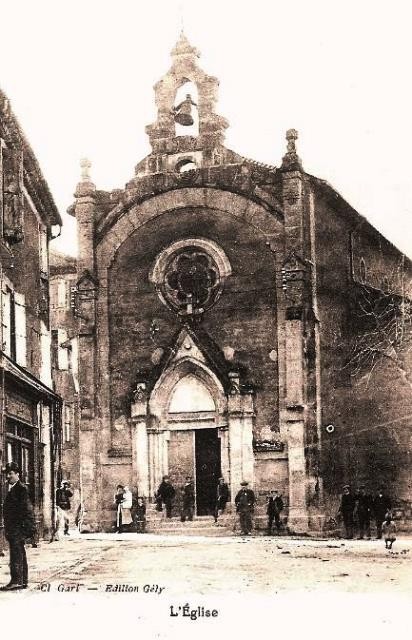L' église Saint Martin, cpa