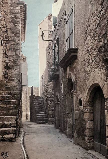 La rue de la Poste, cpa