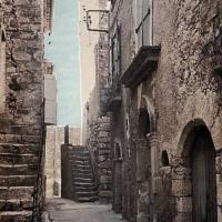 La rue de la Poste, cpa