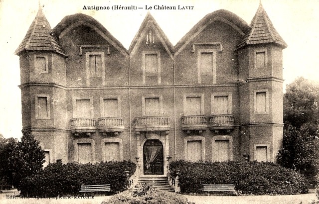 Le château Lavit, cpa