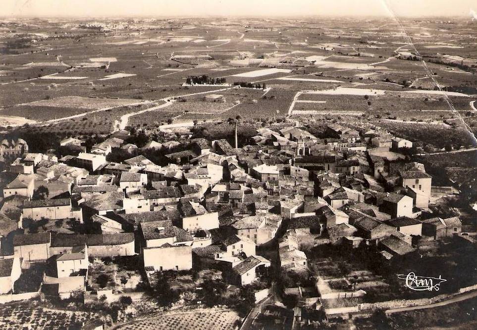 Autignac (Hérault) Vue aérienne