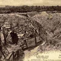 Autreches oise cpa 14 18 ferme saint victor