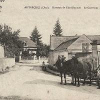 Autreches oise cpa chevillecourt place du calvaire