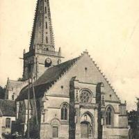 Autreches oise cpa eglise 