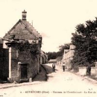 Autreches oise cpa rue du puit d alouettes