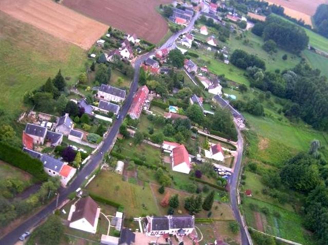 Autreches oise hautebraye vue aerienne