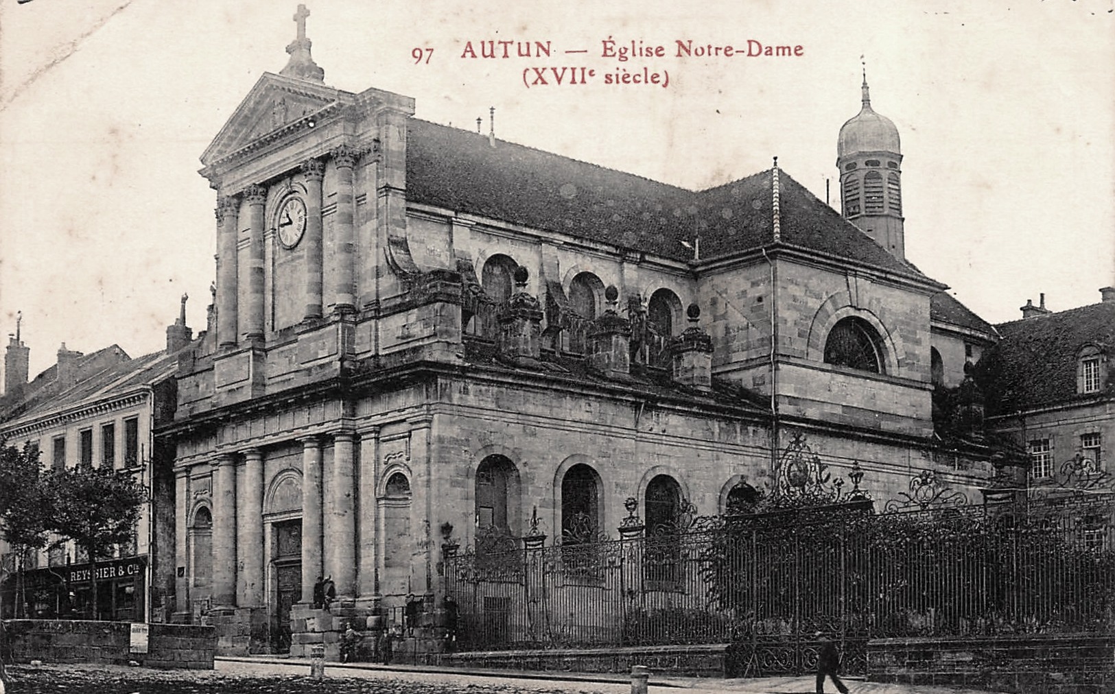 Autun (Saône-et-Loire) L'église Notre-Dame CPA