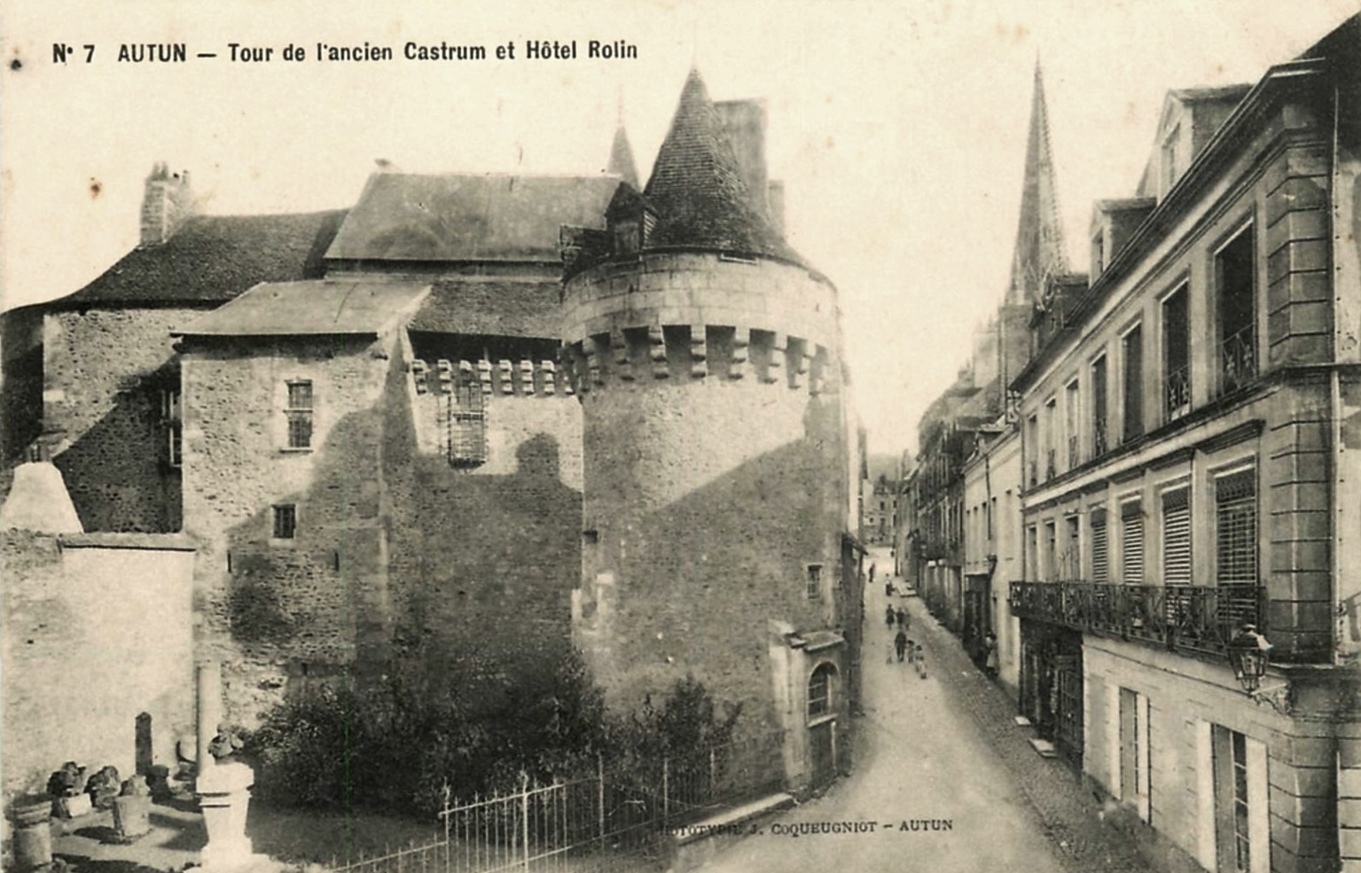 Autun (Saône-et-Loire) L'Hôtel Rolin CPA