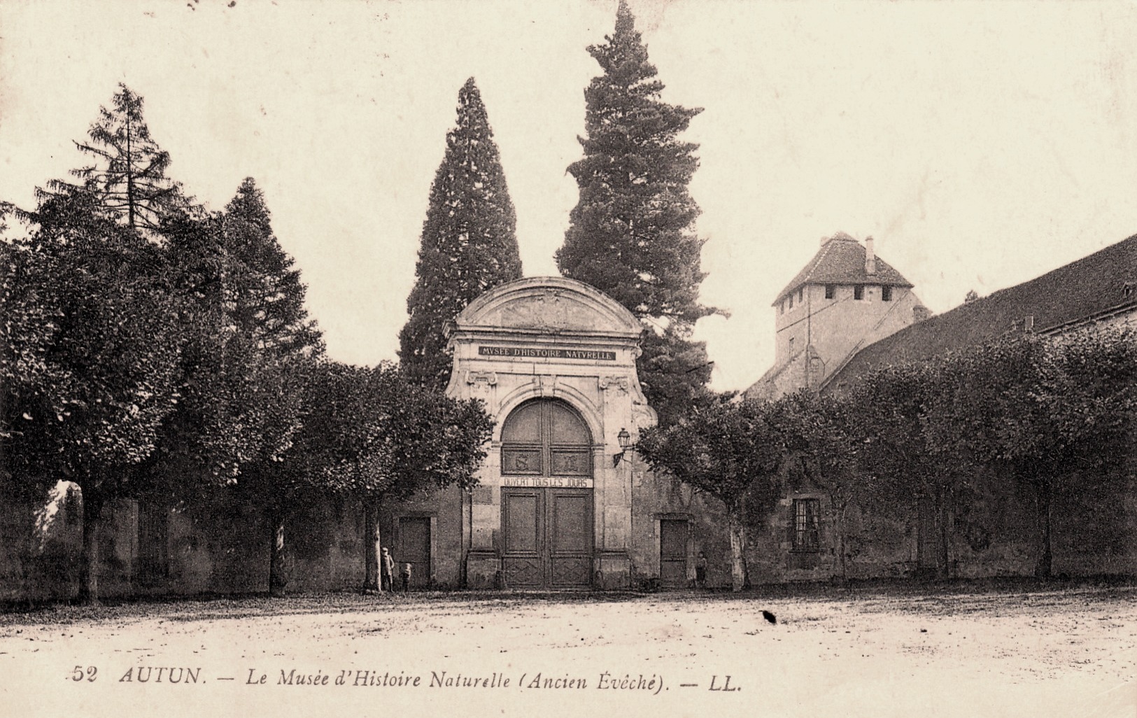 Autun (Saône-et-Loire) Le musée d'histoires naturelles CPA