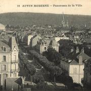 Autun (Saône-et-Loire) Vue générale CPA