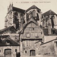 Auxerre (89) L'Abbaye Saint-Germain CPA