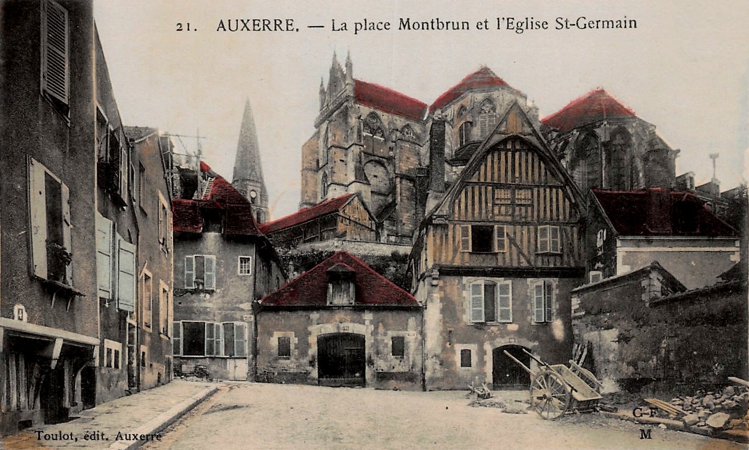 Auxerre (89) L'Abbaye Saint-Germain CPA