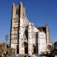 Auxerre (89) La Cathédrale Saint-Etienne